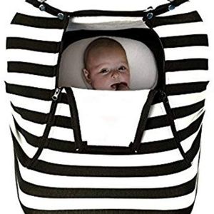 Baby Striped Carseat Cover
